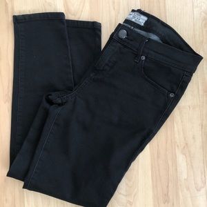 Free People black mid-rise jeans | sz 29 | EUC